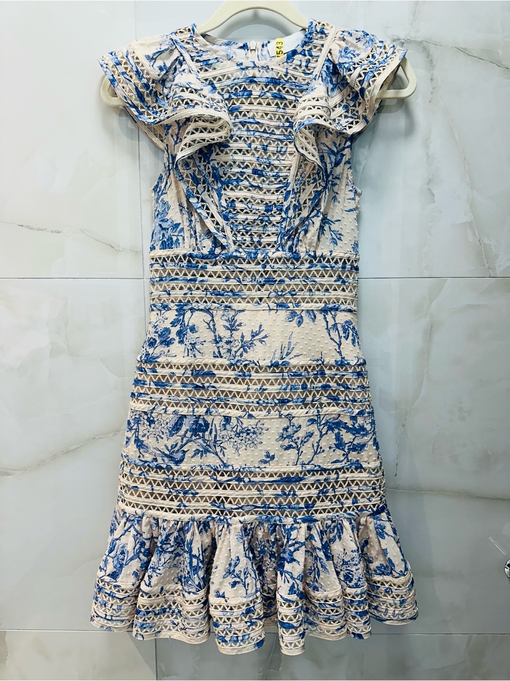Zimmermann Verity Paneled Linear Mini Dress AU size 0